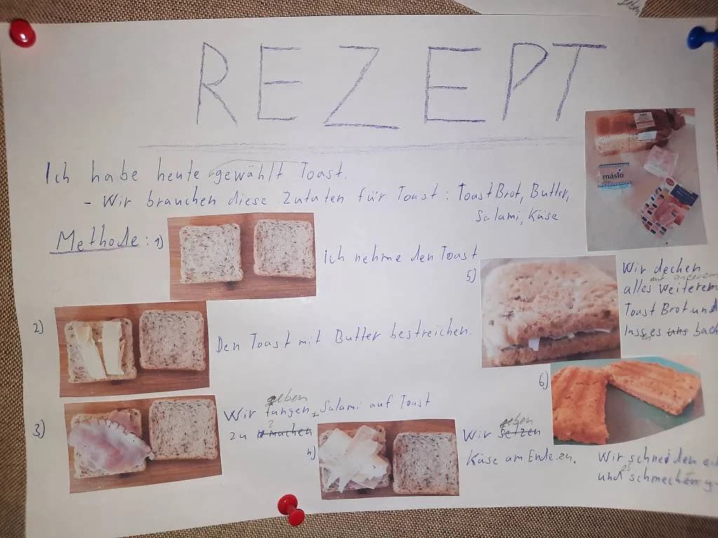 Fotografie z článku: Jak jsme vařili v němčině - 8. třídy