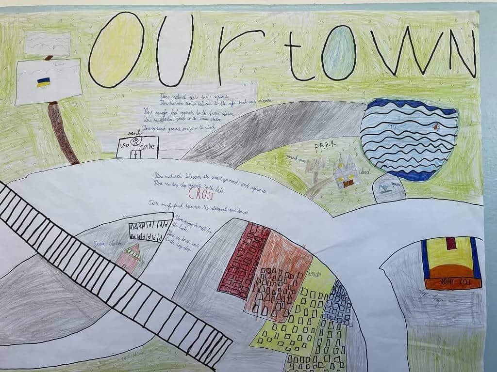 Fotografie z článku: Our town - projekt žáků IV.B