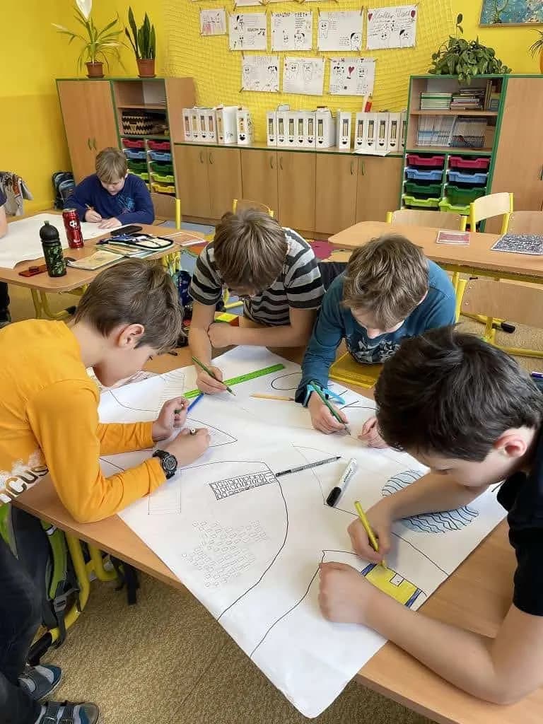 Fotografie z článku: Our town - projekt žáků IV.B