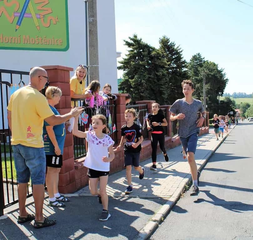 Fotografie z článku: Olympijský běh