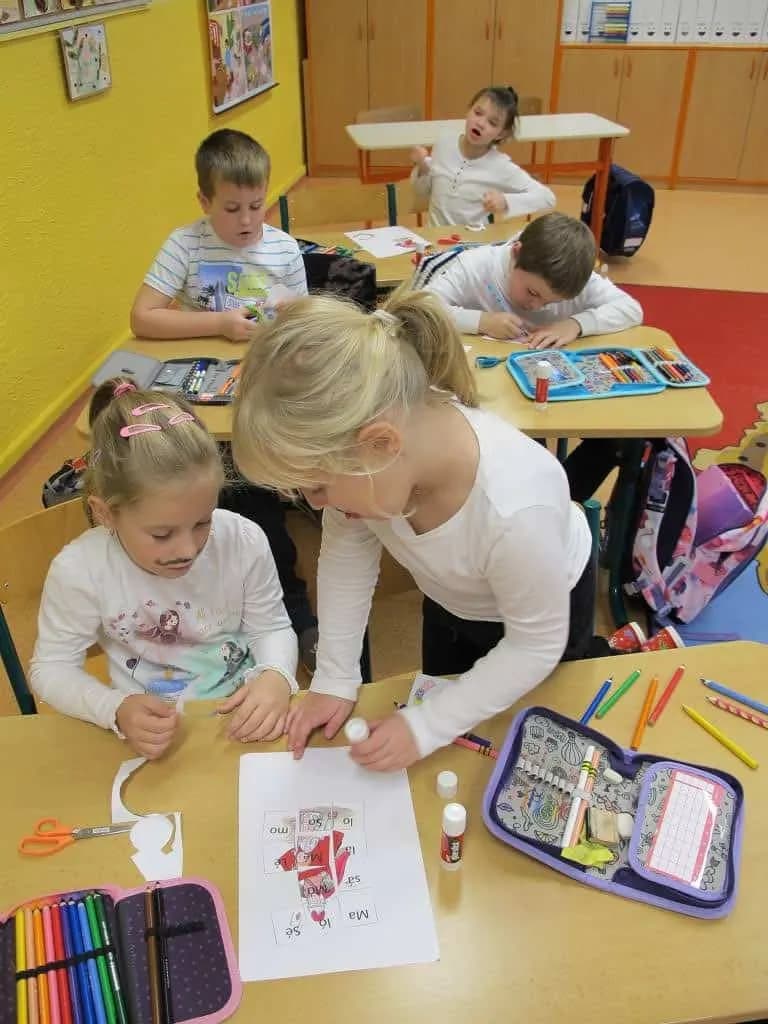 Fotografie z článku: Projektový den se svatým Martinem v I. B