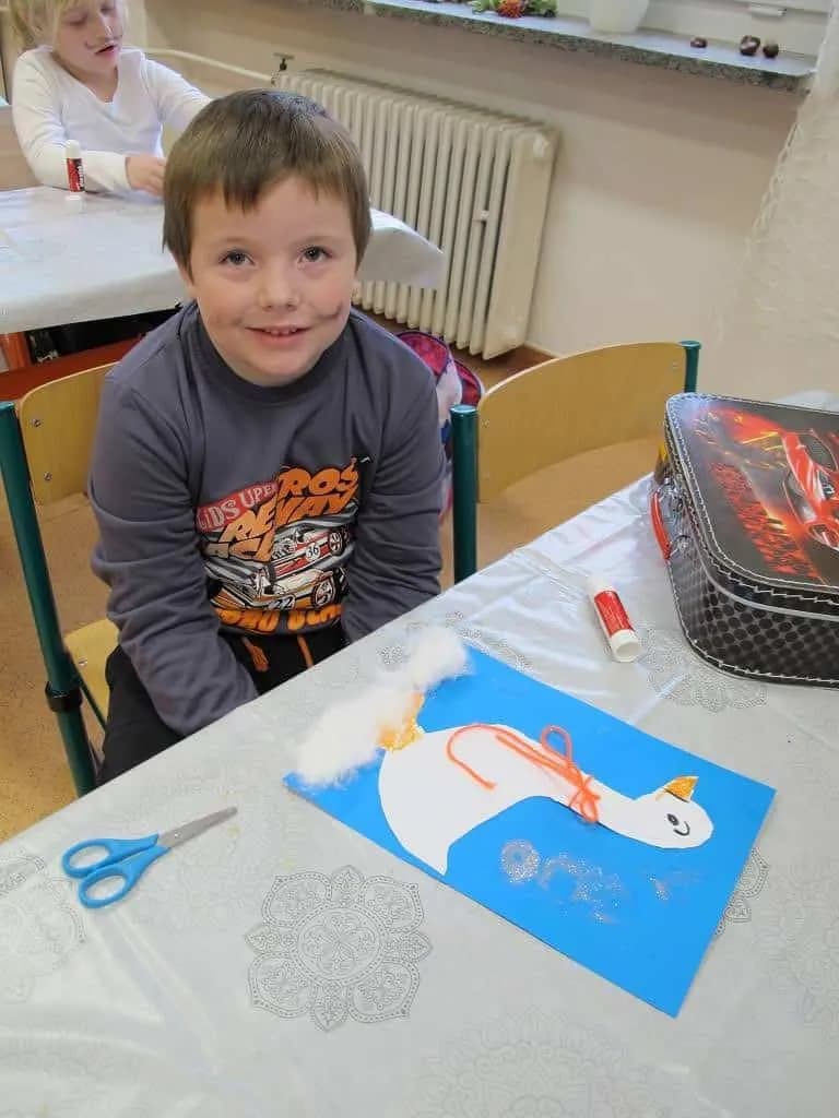 Fotografie z článku: Projektový den se svatým Martinem v I. B