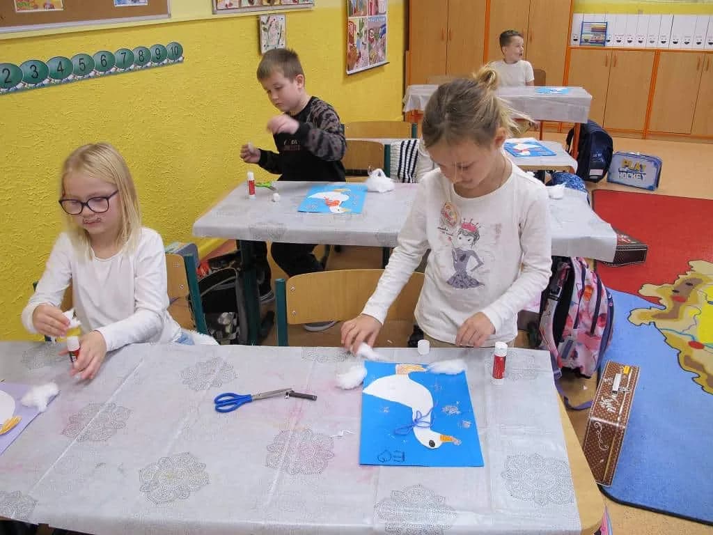 Fotografie z článku: Projektový den se svatým Martinem v I. B