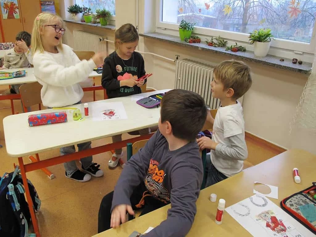 Fotografie z článku: Projektový den se svatým Martinem v I. B