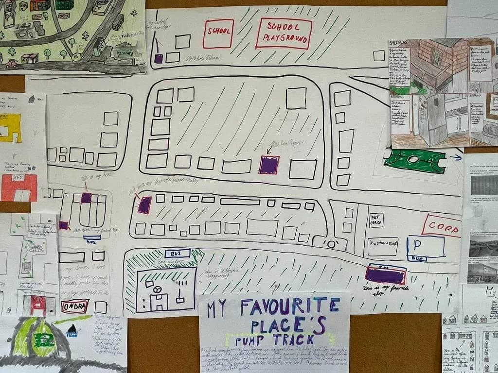 Fotografie z článku: My personal map - práce žáků VI.B