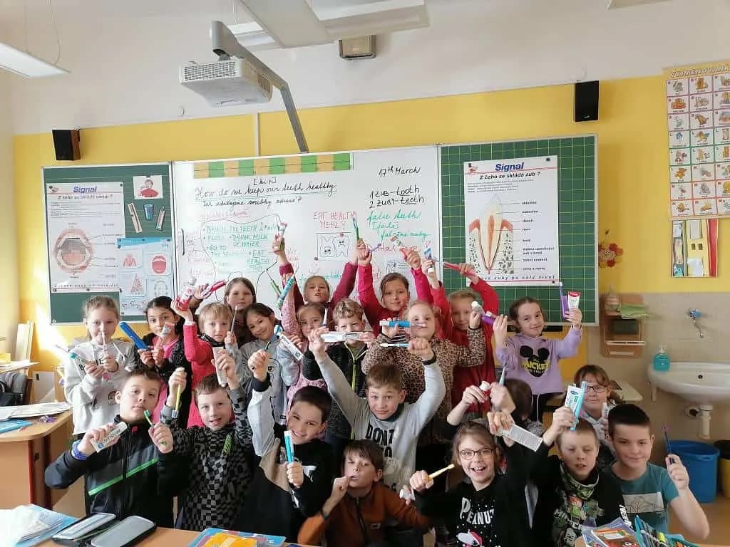 Fotografie z článku: Projektový den Zdravé zuby na 1. s.t ZŠ