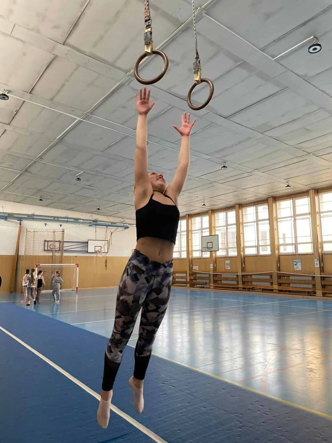 Fotografie z článku: Cvičení na airtracku