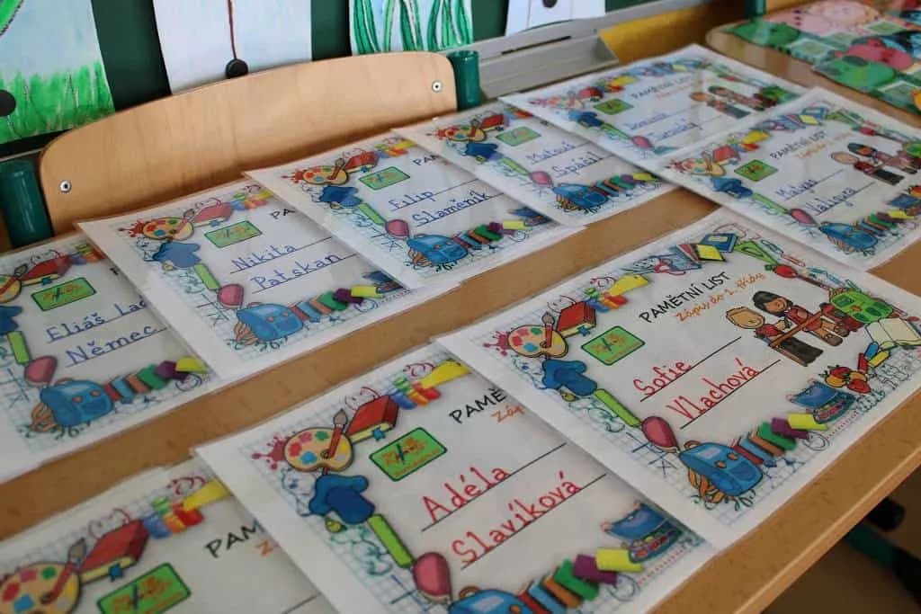 Fotografie z článku: Jak jsme byli u zápisu do 1. třídy