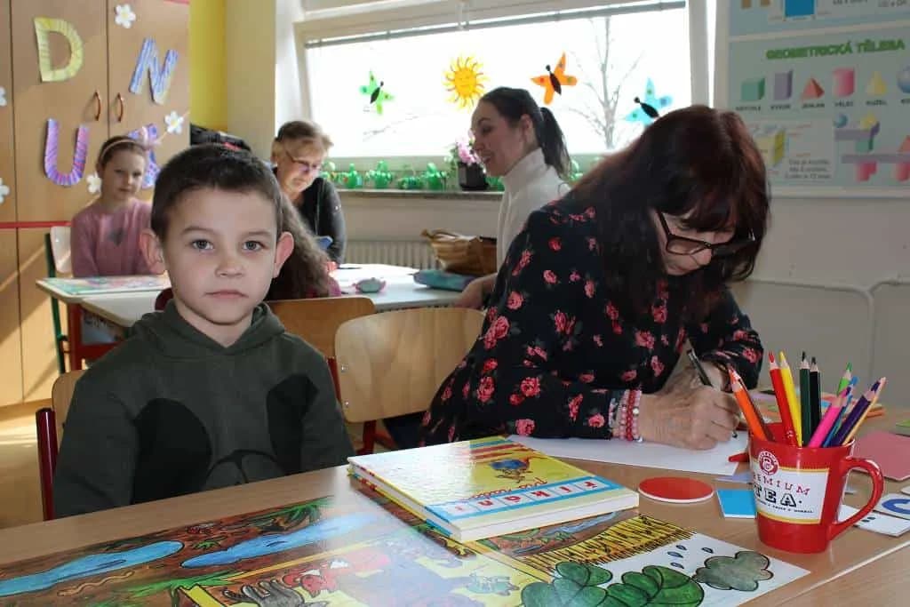 Fotografie z článku: Jak jsme byli u zápisu do 1. třídy