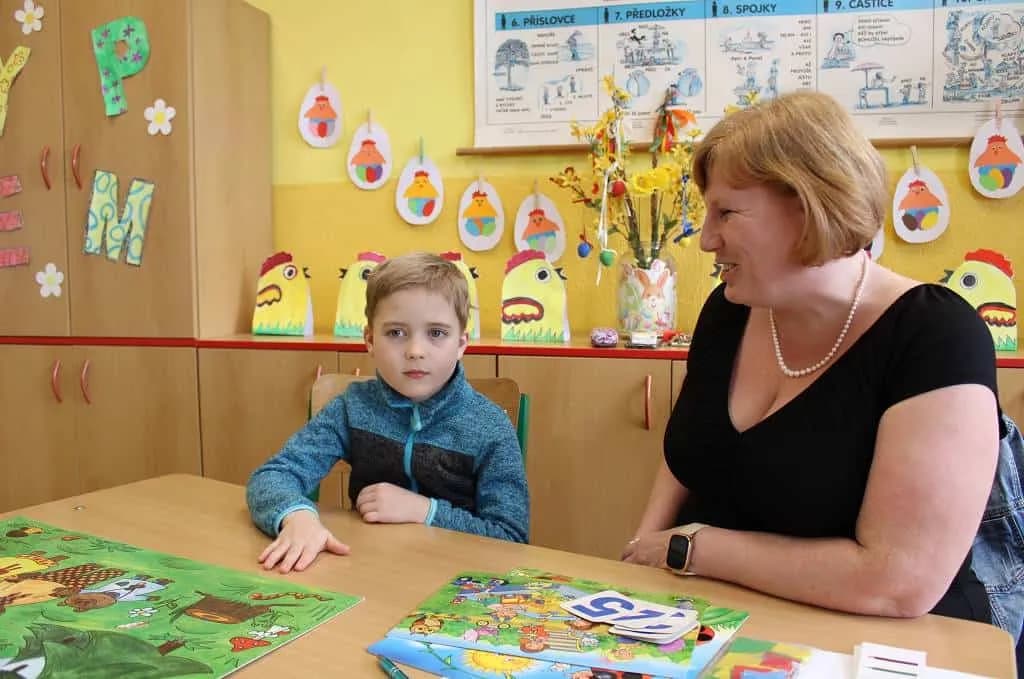 Fotografie z článku: Jak jsme byli u zápisu do 1. třídy