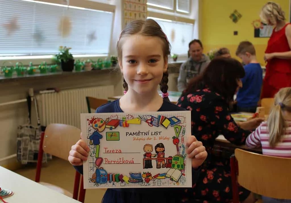 Fotografie z článku: Jak jsme byli u zápisu do 1. třídy