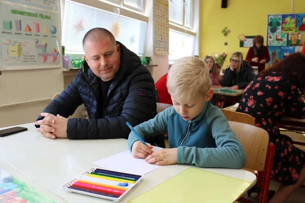 Fotografie z článku: Jak jsme byli u zápisu do 1. třídy