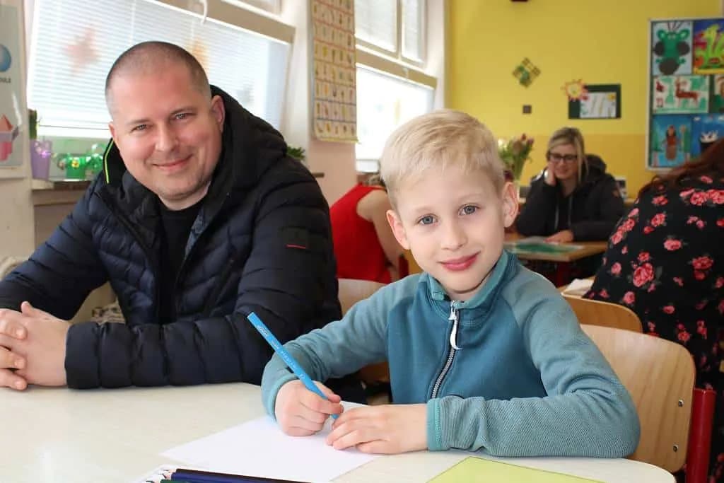 Fotografie z článku: Jak jsme byli u zápisu do 1. třídy