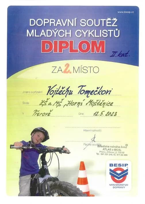 Fotografie z článku: Dopravní soutěž mladých cyklistů