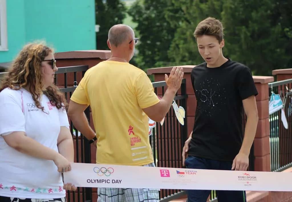 Fotografie z článku: Olympijský běh
