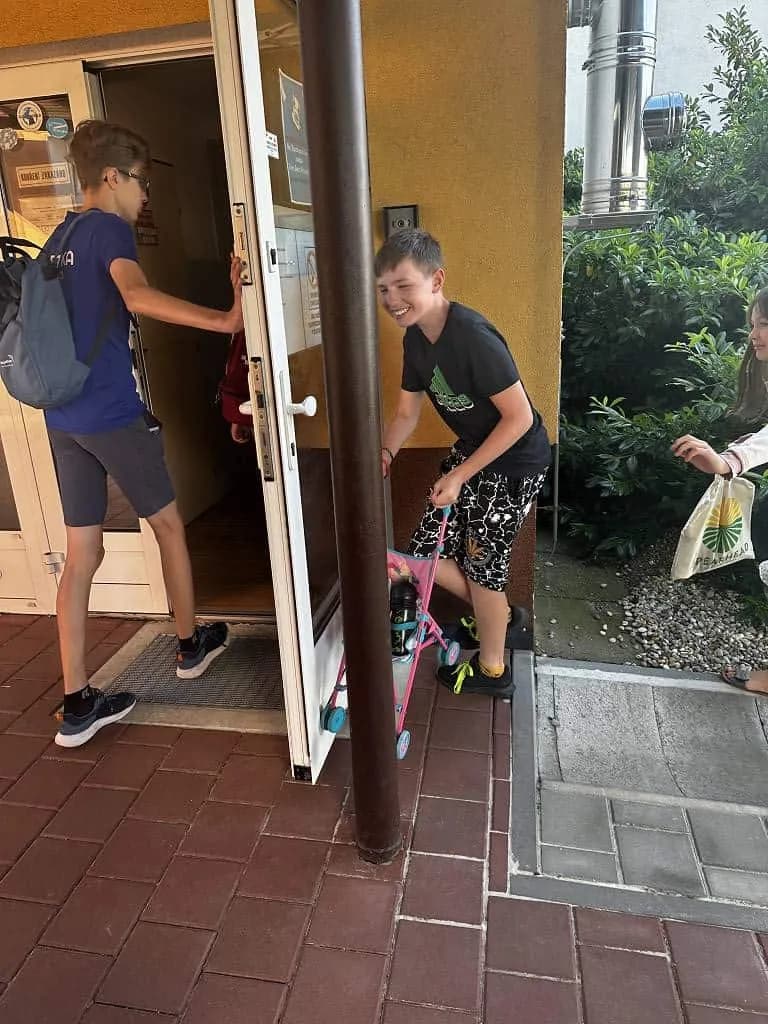 Fotografie z článku: No Backpack day