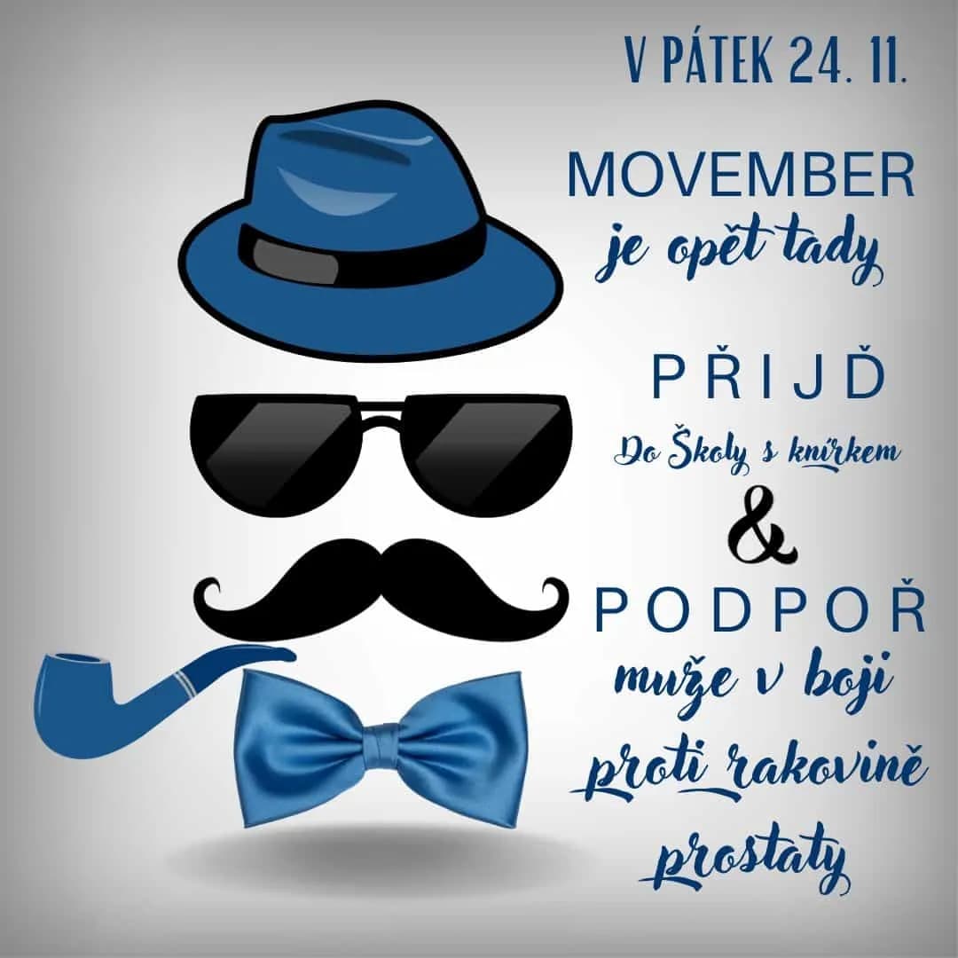 Školní parlament zve k Movemberu