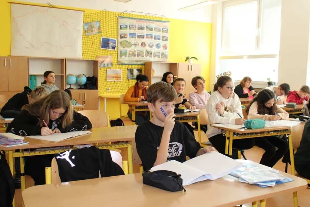 Fotografie z článku: Španělské pedagožky z Cadizu na jobshadowingu v Horní Moštěnici