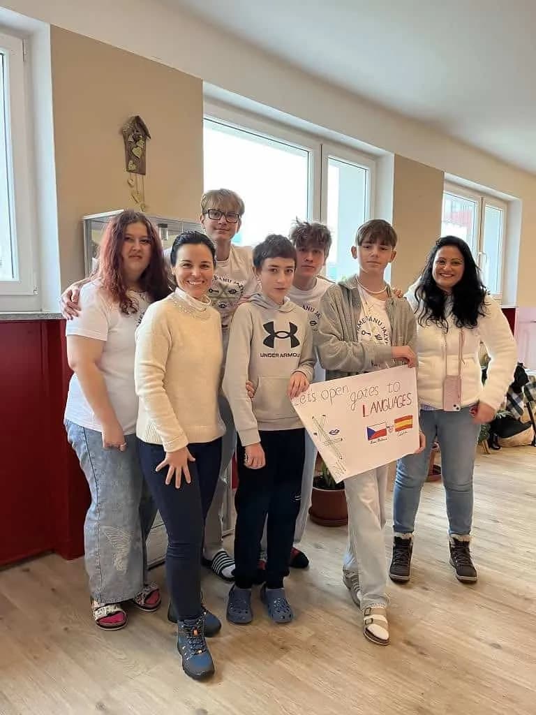 Fotografie z článku: Španělské pedagožky z Cadizu na jobshadowingu v Horní Moštěnici
