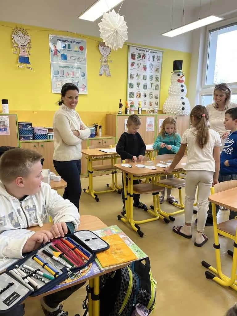 Fotografie z článku: Španělské pedagožky z Cadizu na jobshadowingu v Horní Moštěnici