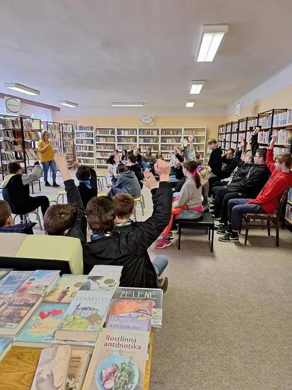 Fotografie z článku: Beseda s panem Komínkem