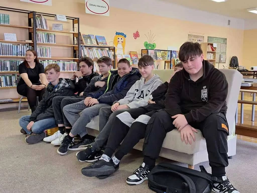Fotografie z článku: Beseda s panem Komínkem