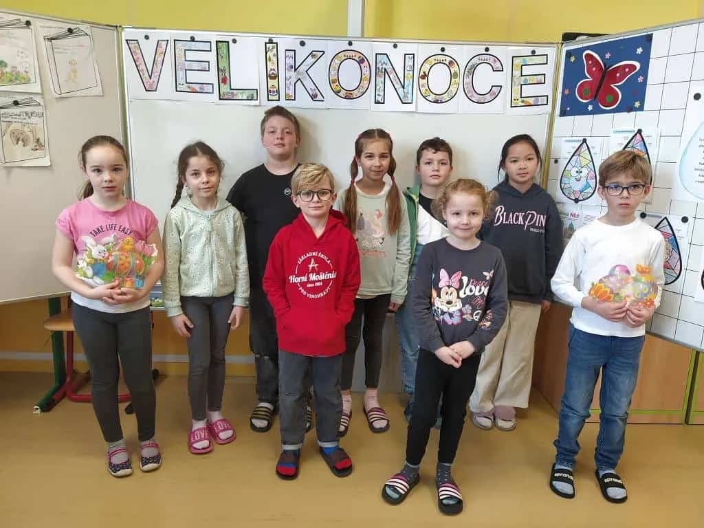 Fotografie z článku: Velikonoční tvoření ve II.A