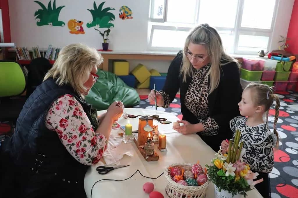 Fotografie z článku: Velikonoční dílny u Koťat