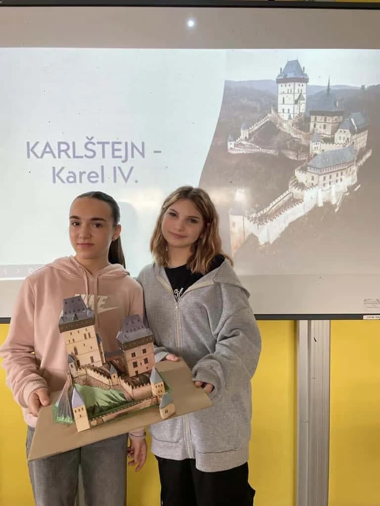 Fotografie z článku: Projektová hodina Karel IV.