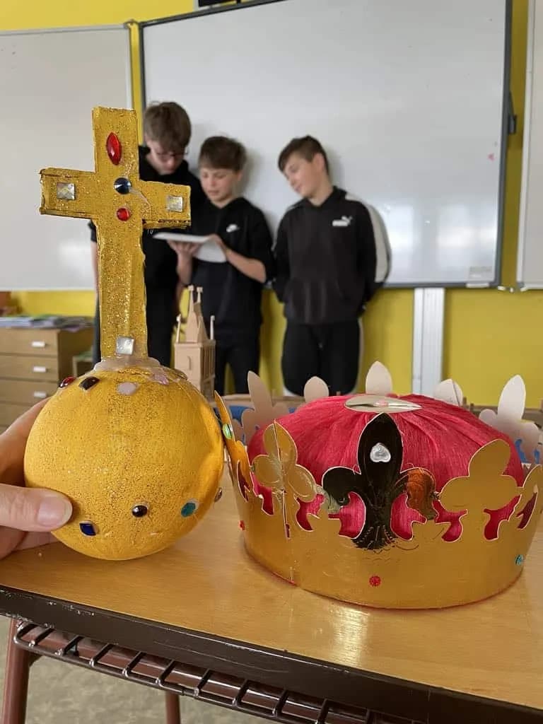 Fotografie z článku: Projektová hodina Karel IV.