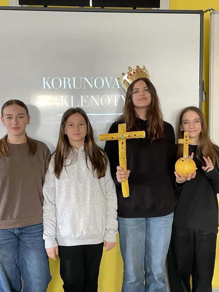 Fotografie z článku: Projektová hodina Karel IV.