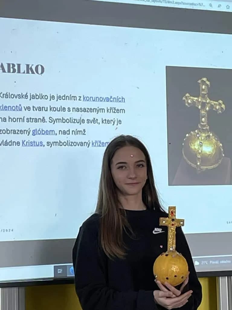 Fotografie z článku: Projektová hodina Karel IV.