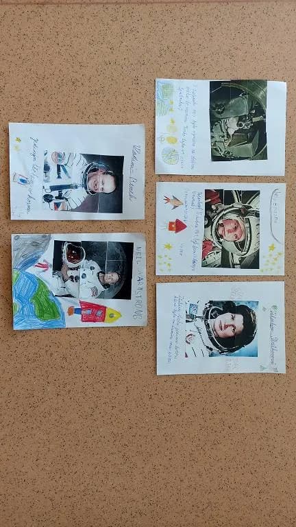 Fotografie z článku: Den kosmonautiky ve II. B