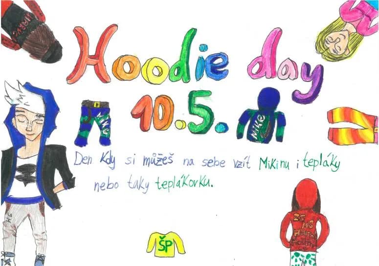 Fotografie z článku: Hoodie day - den v mikině a teplácích