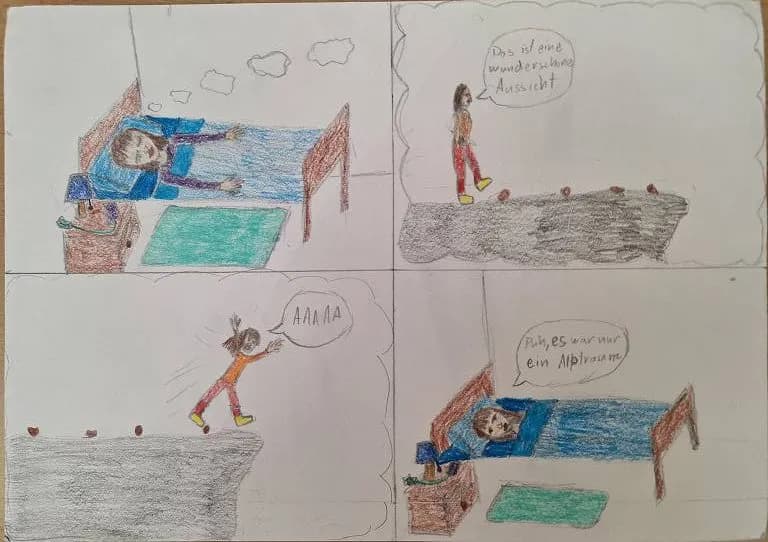 Fotografie z článku: Alptraum in Comiks