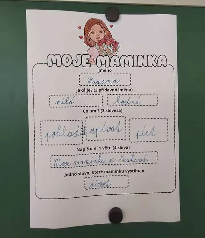 Fotografie z článku: Pro maminky s láskou