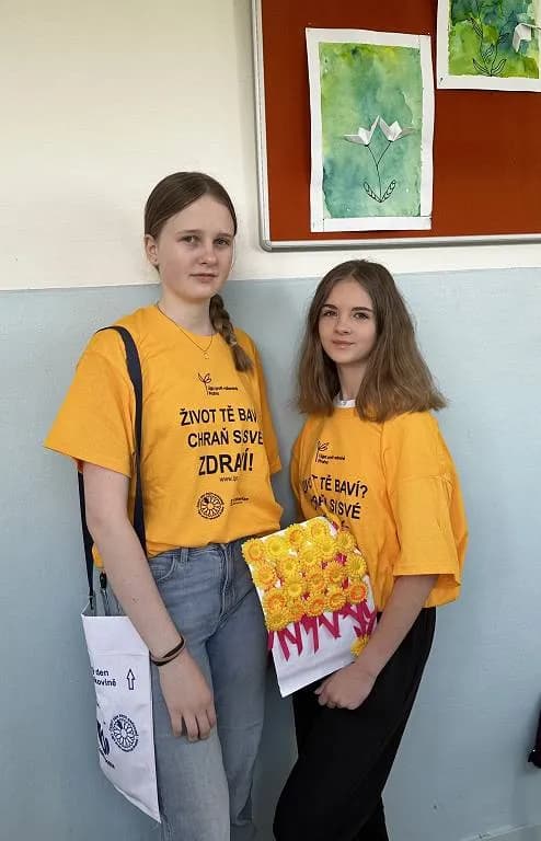 Fotografie z článku: Český den proti rakovině aneb Kytičkový den