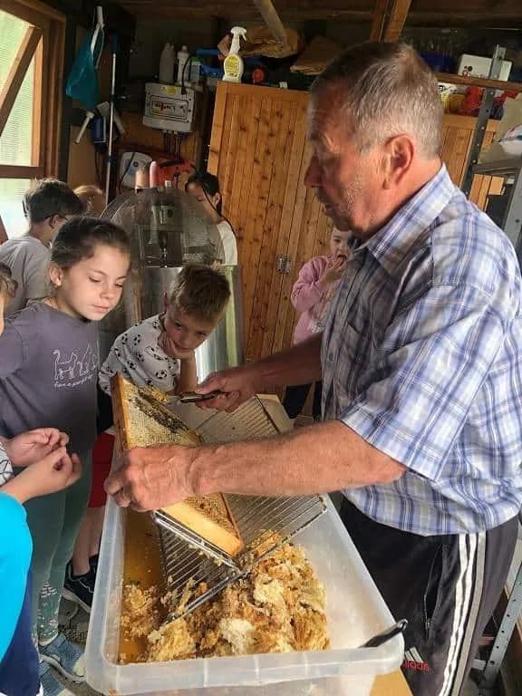 Fotografie z článku: Exkurze u včelaře