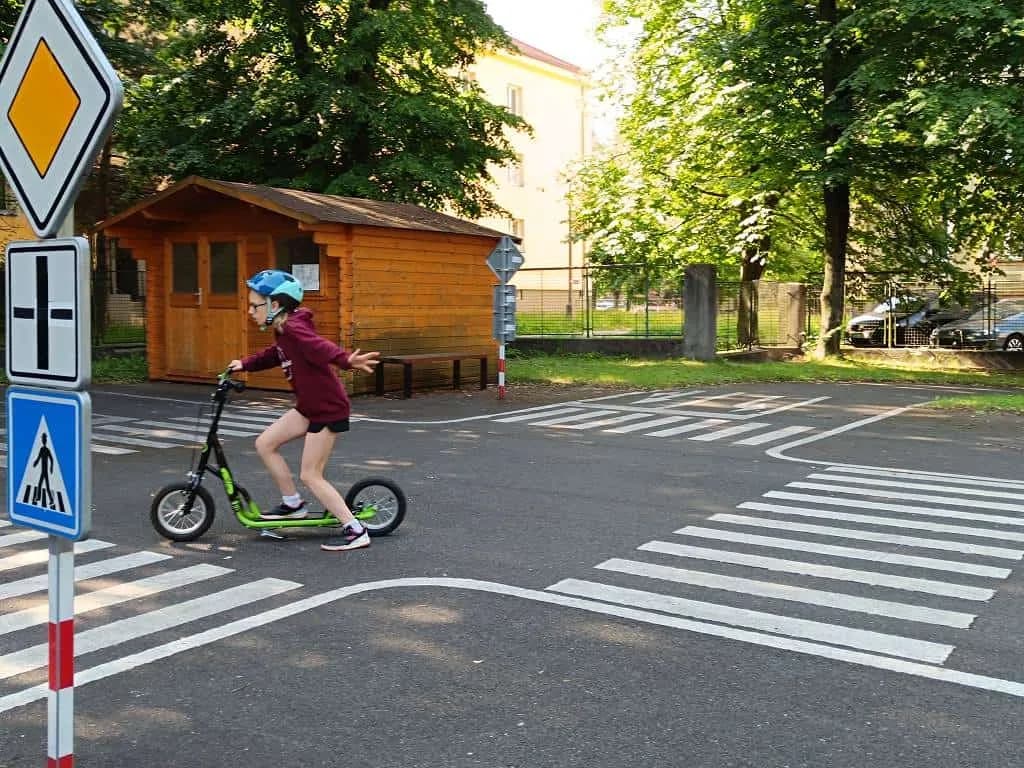 Fotografie z článku: Dopravní výchova se III. A a IV. A