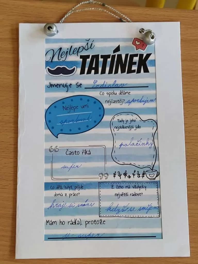 Fotografie z článku: Den otců ve II. A