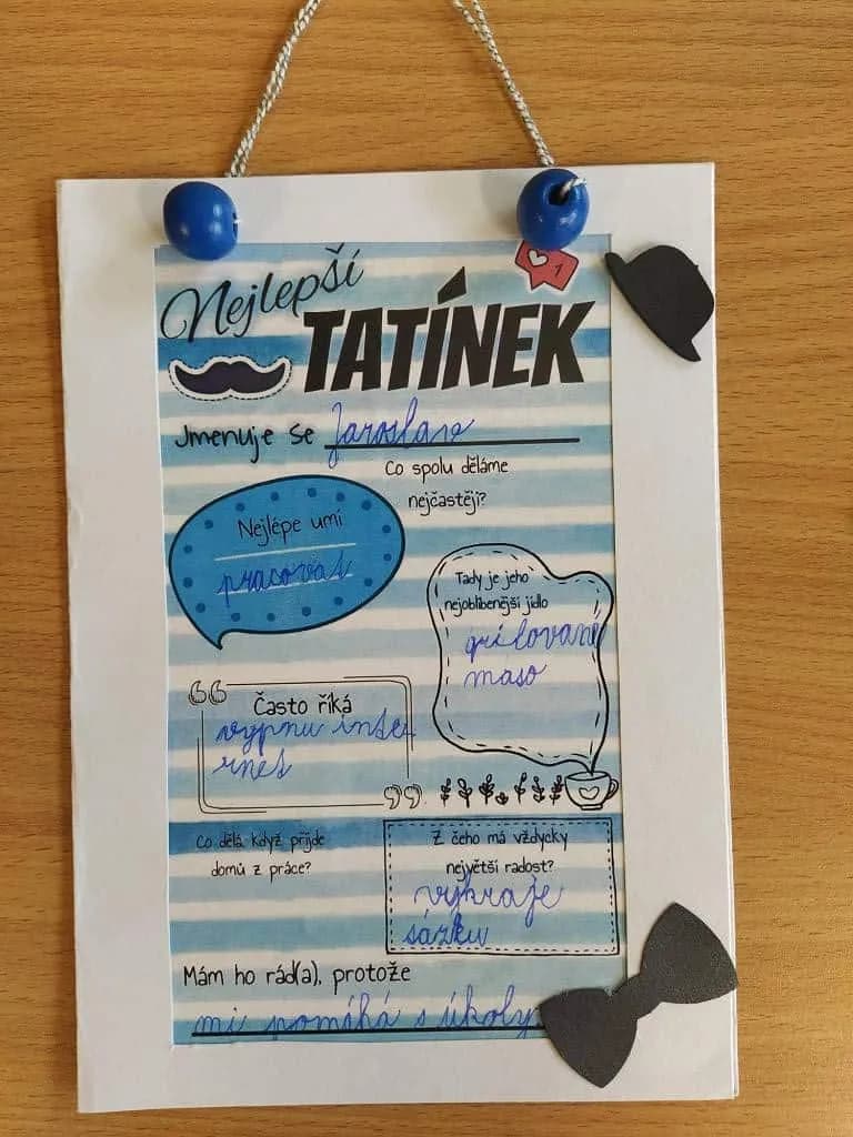 Fotografie z článku: Den otců ve II. A