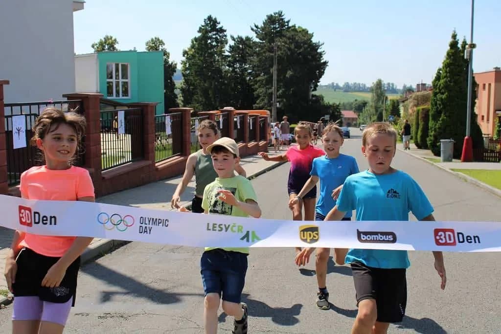 Fotografie z článku: Olympijský běh v ZŠ i MŠ