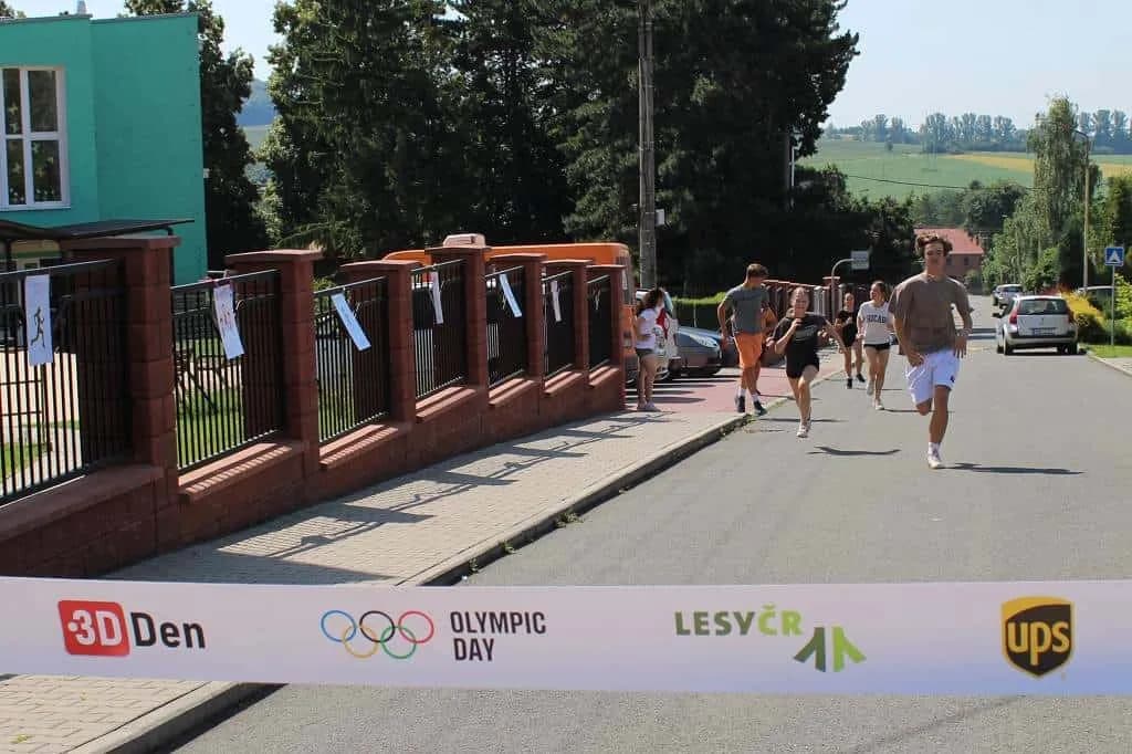 Fotografie z článku: Olympijský běh v ZŠ i MŠ