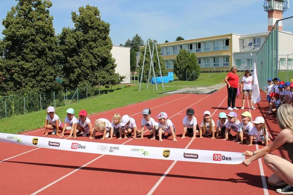 Fotografie z článku: Olympijský běh v ZŠ i MŠ