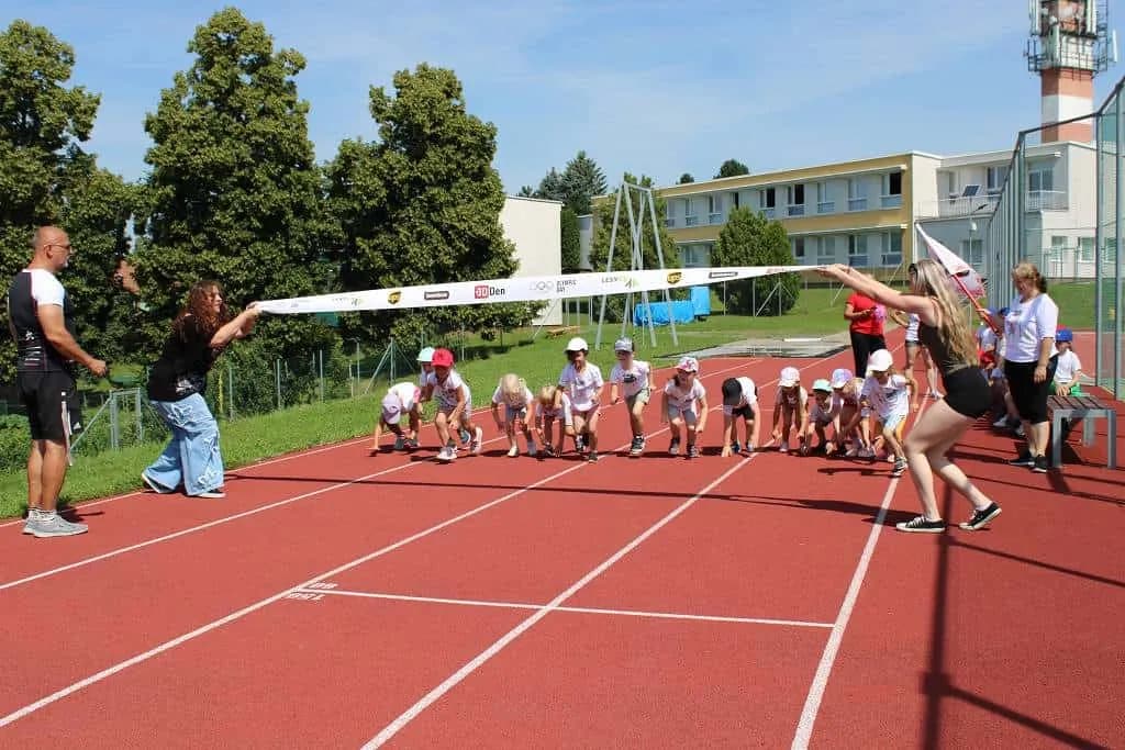 Fotografie z článku: Olympijský běh v ZŠ i MŠ