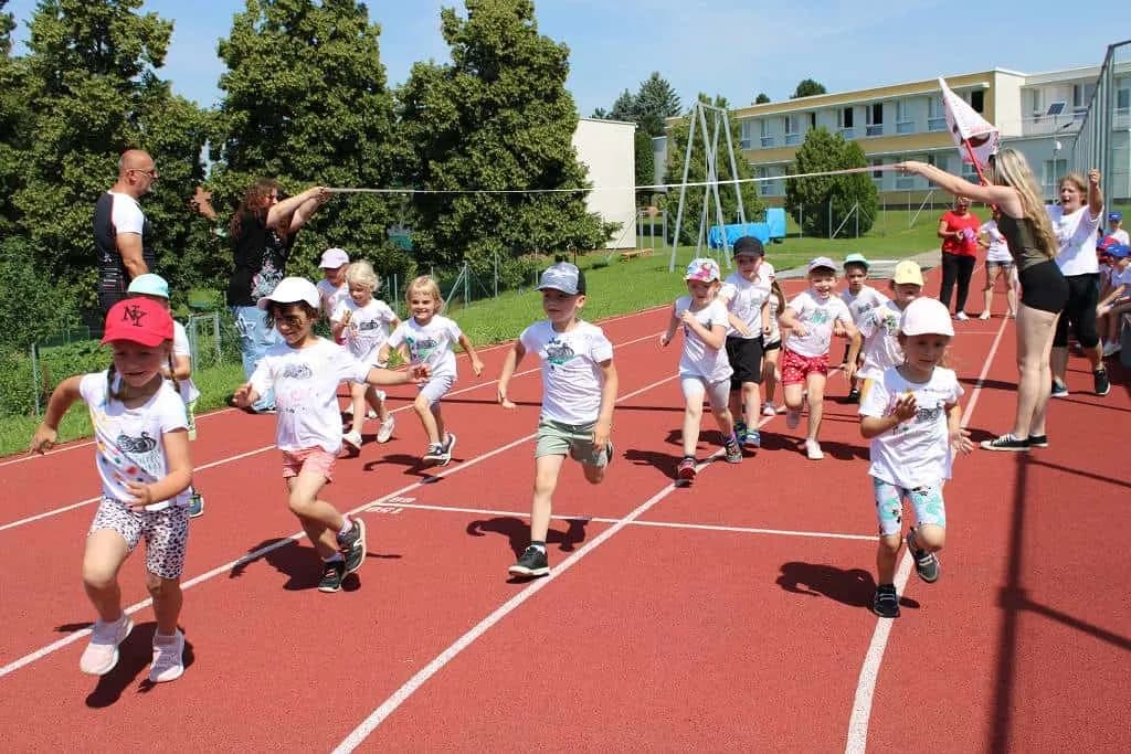 Fotografie z článku: Olympijský běh v ZŠ i MŠ