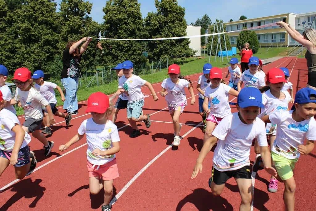 Fotografie z článku: Olympijský běh v ZŠ i MŠ