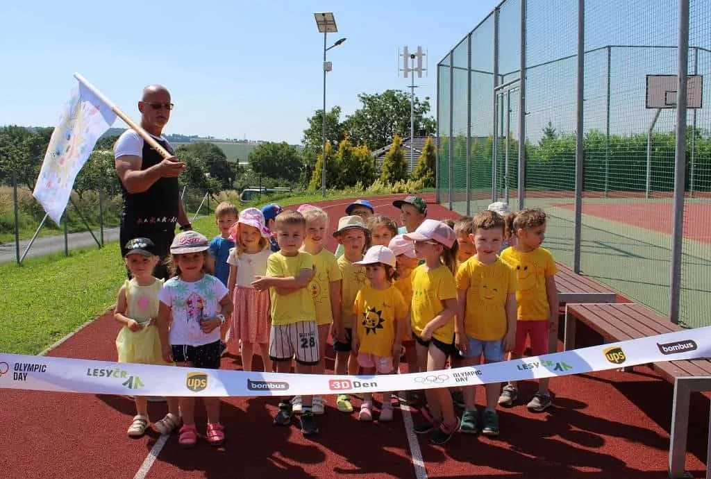Fotografie z článku: Olympijský běh v ZŠ i MŠ