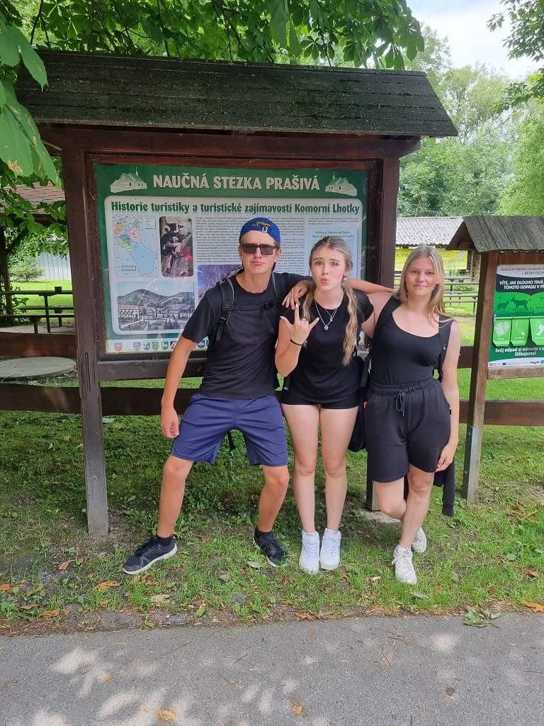 Fotografie z článku: Deváťáci na výletě