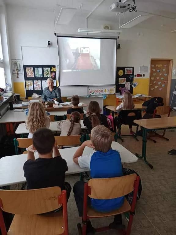 Fotografie z článku: Beseda se spisovatelem
